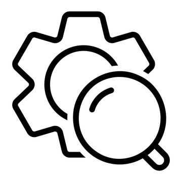 recommend clip art: troubleshoot line icon