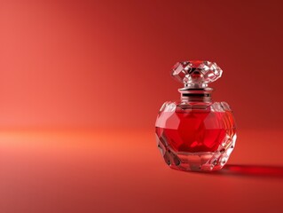 Elegant bottle of perfume