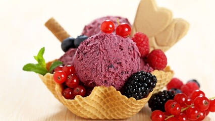 Ice Cream blueberry 