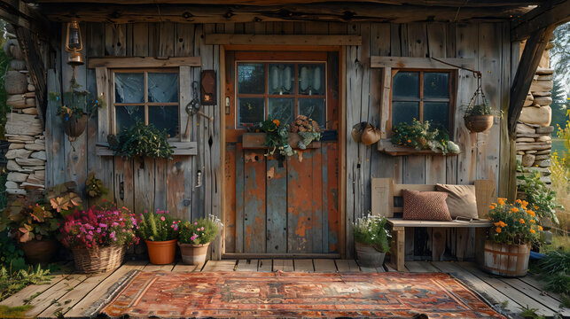 The rustic charm of countryside barns, magazine photography perspective -
