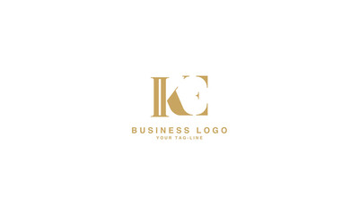 Obraz premium alphabet Letters KE, EK Initials Logo Monogram