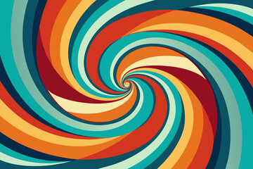Abstract Swirl Design with Stripes (1)