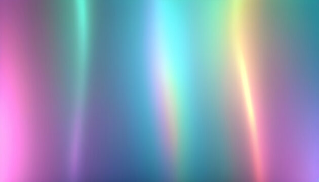 abstract colorful holographic background with lines