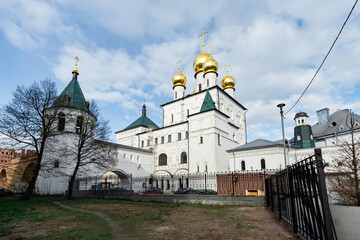view of the Fyodorovsky Cathedral in St. Petersburg