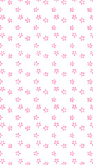 16:9 ピンクの桜パターン⭐︎PNG