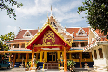 Obraz premium THAILAND CHACHOENGSAO WAT PHO BANG KHLA BAT
