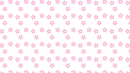 ピンクの桜パターン⭐︎PNG