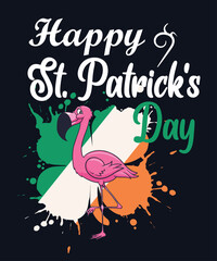 St. Patrick's Day. Retro Style Emblems leaf clover. Typography. Vector illustration.,St. Patrick's Day with USA Flag T-Shirt design,St Patrick's Day T-shirt design, Vector graphics, typographic poster