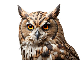 Obraz premium Owl on transparent background