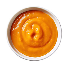 pumpkin sauce, isolated on transparent background Remove png, Clipping Path, pen tool 