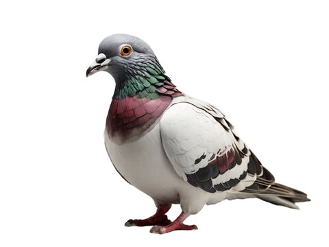 Pigeon on transparent background