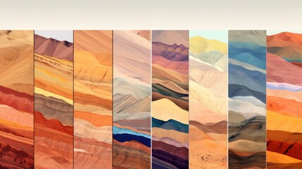 A series of photographs showcasing the beauty of desert landscapes. Perfect for travel and nature themed projects