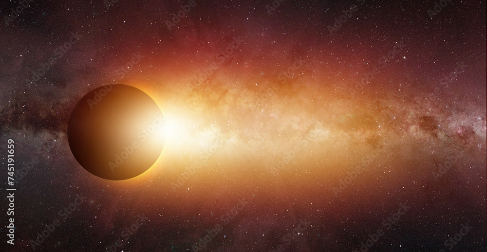 Poster solar eclipse 