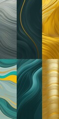 Abstract Beige and Turquoise backgrounds wallpapers, in the style of bold lines, dynamic colors