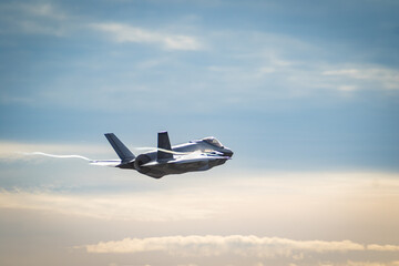 RAF Lakenheath, Brandon, Suffolk, UK
February 15th 2024

F35 Lightning flying over RAF Lakenheath...