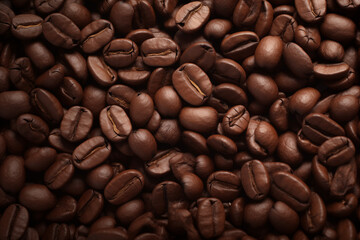 Obraz premium Coffee Beans Background for Design and Layout