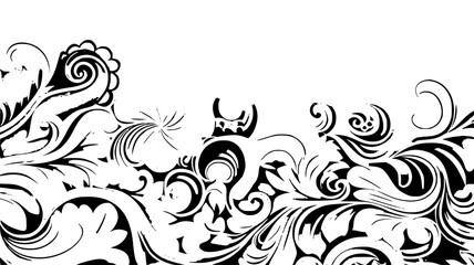 frame, floral, border, vintage, vector, decoration, flower, ornament, design, illustration, pattern, black, swirl, card, wedding, ornate, banner, art, decor, invitation, leaf, element, style, scroll, 