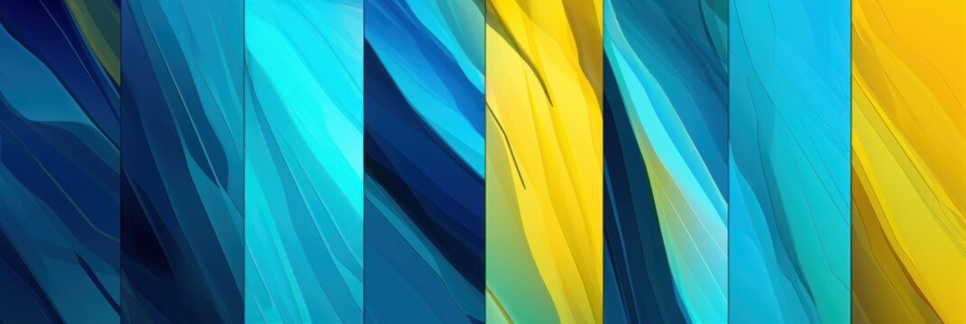 Abstract Cyan and Indigo backgrounds wallpapers, in the style of bold lines, dynamic colors