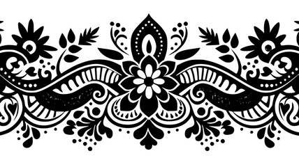 frame, floral, border, vintage, vector, decoration, flower, ornament, design, illustration, pattern, black, swirl, card, wedding, ornate, banner, art, decor, invitation, leaf, element, style, scroll, 