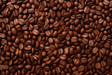 Obraz premium Coffee Beans Background for Design and Layout