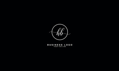HB, BH, H, B, Abstract Letters Logo Monogram