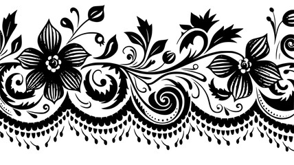 frame, floral, border, vintage, vector, decoration, flower, ornament, design, illustration, pattern, black, swirl, card, wedding, ornate, banner, art, decor, invitation, leaf, element, style, scroll, 
