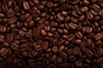 Coffee Beans Background for Design and Layout