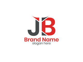 JB logo. JB design. BJ letter logo design . Initial letter JB monogram logo. 
