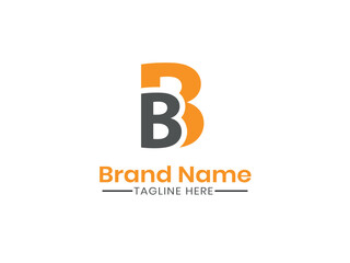 Obraz premium BB logo, Letter BB, BB letter design vector ws. Initial letters BB logo icon. 