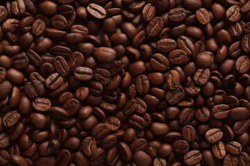 Coffee Beans Background for Design and Layout