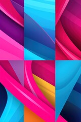 Abstract Magenta and Teal backgrounds wallpapers, in the style of bold lines, dynamic colors