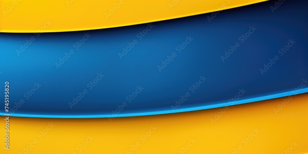 Poster close-up shot of a blue and yellow abstract background, suitable for various design projects