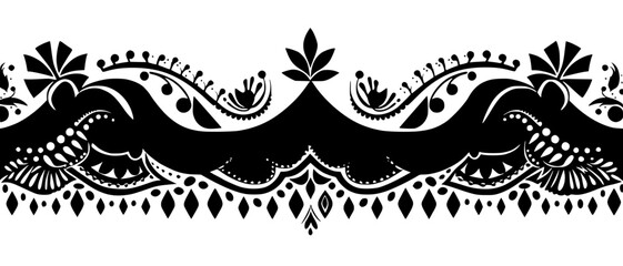 Fototapeta premium frame, floral, border, vintage, vector, decoration, flower, ornament, design, illustration, pattern, black, swirl, card, wedding, ornate, banner, art, decor, invitation, leaf, element, style, scroll, 