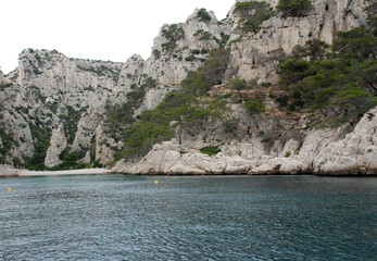 Calanques between Cassis and Marseille
