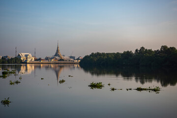 Fototapeta premium THAILAND CHACHOENGSAO WAT SOTHON WARARAM WORAWIHAN