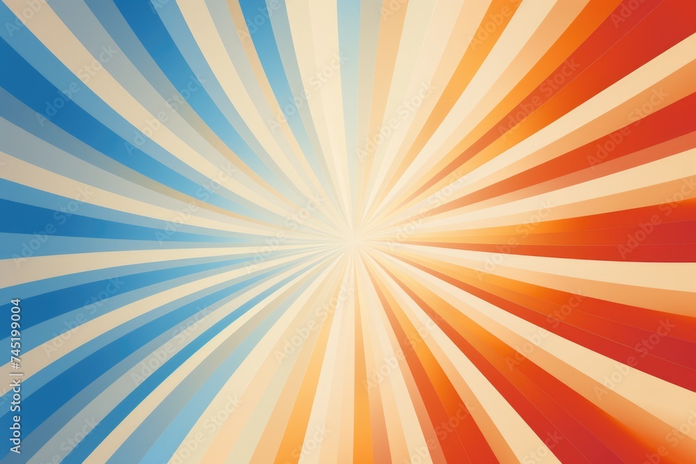 Poster A vibrant background with a striking sunburst design. Perfect for adding a pop of color to any project
