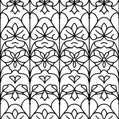 Seamless pattern, pattern, line art pattern, background, pattern, seamless, leaf, floral, vector, flower, decoration, plant, wallpaper, nature, design, illustration, ornament, art, branch, tree, textu