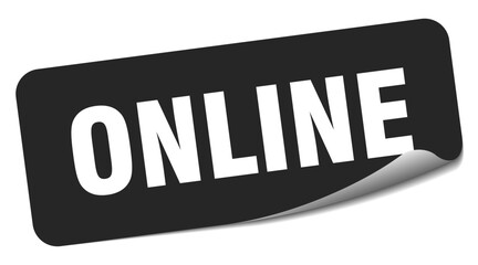 online sticker. online label