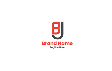 JB logo. JB design. BJ letter logo design. Initial letter JB monogram logo. 