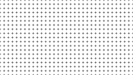 Cross  seamless pattern in black and white color,  vector illustration.	