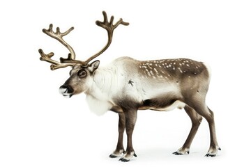 deer isolated on white background