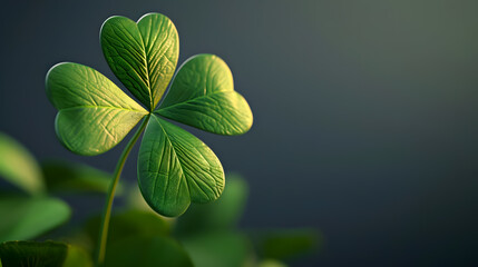 Four leaf clover. St. Patrick's Day background