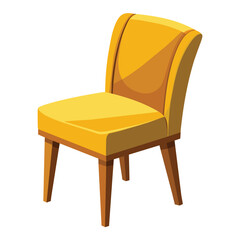 Vector of illustration chair on white