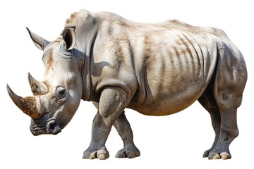 Obraz premium rhinoceros isolated on white