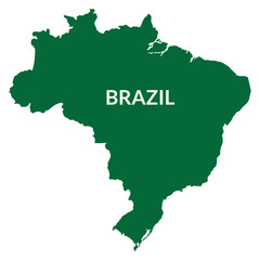Brazil map. Latin map. Brazilian map.	

