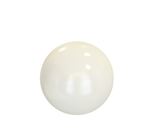 White light bulb. 3d render