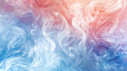 Fototapeta premium delicate swirling pastel colors in a gradient from blue to red