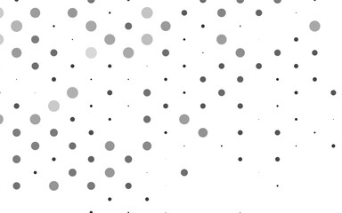 Light Silver, Gray vector backdrop with dots.