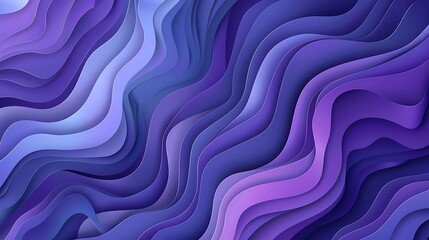 Obraz premium Abstract blue purple wave background. Fluid shapes composition. Generative Ai