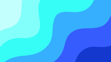 abstract blue gradient background with waves